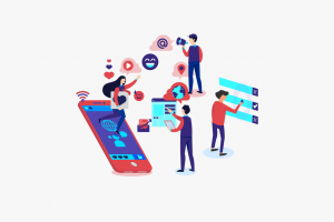 visual depiction of effective facilitation of an event