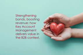 Treating your customers/clients as Key Accounts - picture of heart in cupped hands.